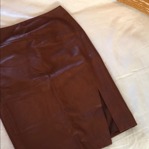 White House Black Market Dresses & Skirts - White House Black Market Leather Skirt